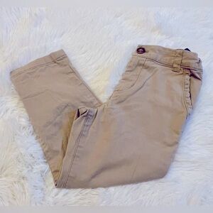 Carters 4T Khaki Pants Boys Kids Adjustable Button/Zip